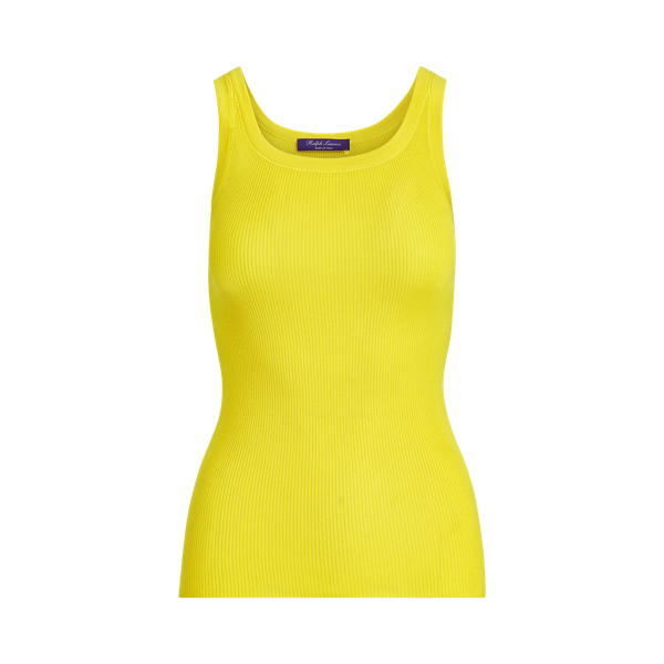 D&eacute;bardeur en tricot de soie c&ocirc;tel&eacute; Ralph Lauren Collection en 1
