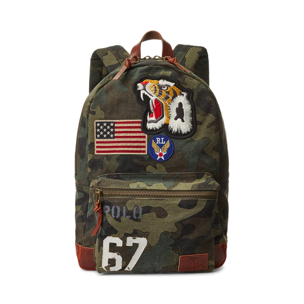 Camo Canvas Backpack