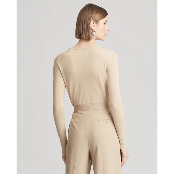 Palomino Cashmere Crewneck Sweater Ralph Lauren Collection 4