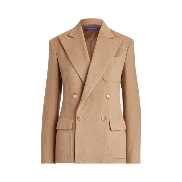 Veste&nbsp;Caley en poil de chameau Ralph Lauren Collection en 1