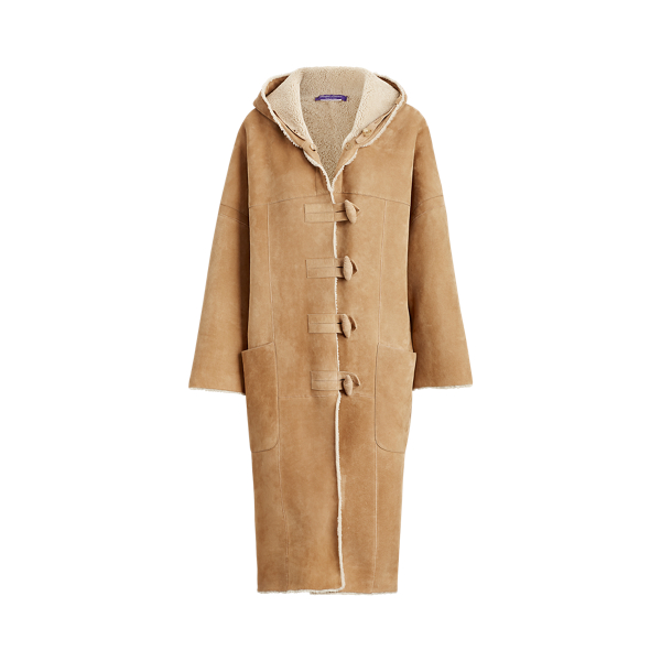 Jodi Shearling Toggle Coat Ralph Lauren Collection 1