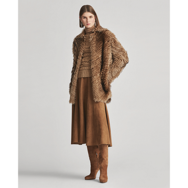 Natural Shearling Jumper Coat Ralph Lauren Collection 4