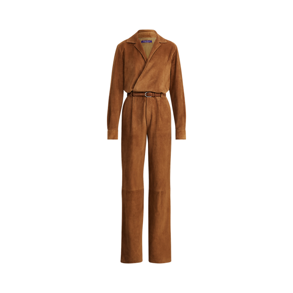 Judson Lamb-Suede Jumpsuit Ralph Lauren Collection 1
