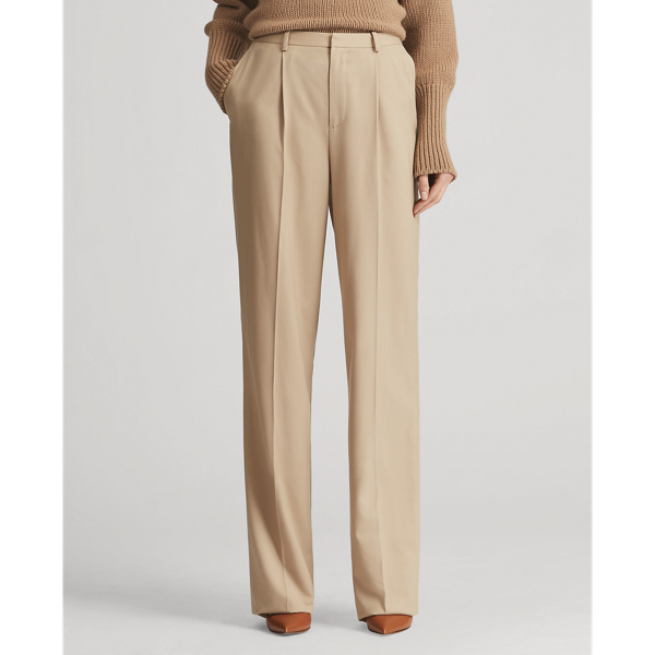 Icon Tan Winnifred Wool Gabardine Trouser Ralph Lauren Collection 4