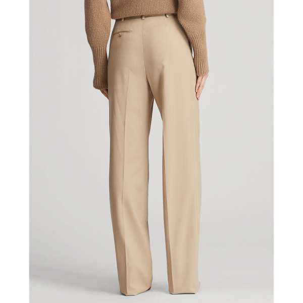 Icon Tan Winnifred Wool Gabardine Trouser Ralph Lauren Collection 5
