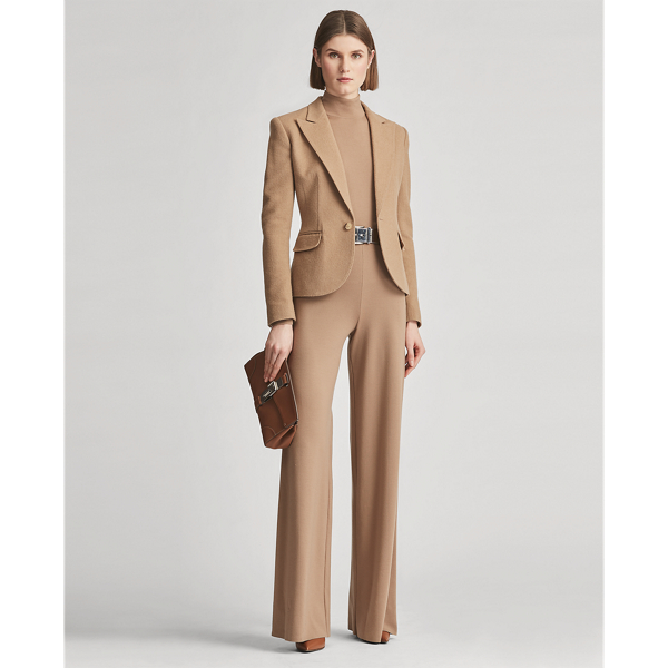 Camel Winnifred Camel-Hair Jacket Ralph Lauren Collection 4