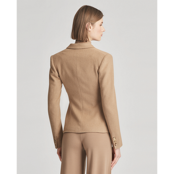 Camel Winnifred Camel-Hair Jacket Ralph Lauren Collection 5