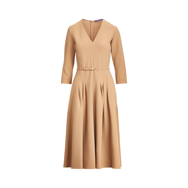 Raeana Virgin Wool-Blend Dress Ralph Lauren Collection 1