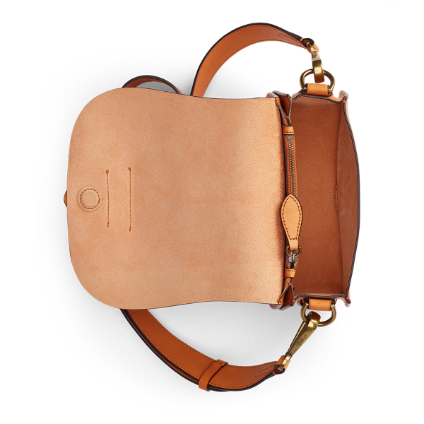 Persimmon Leather Lennox Bag Polo Ralph Lauren 4