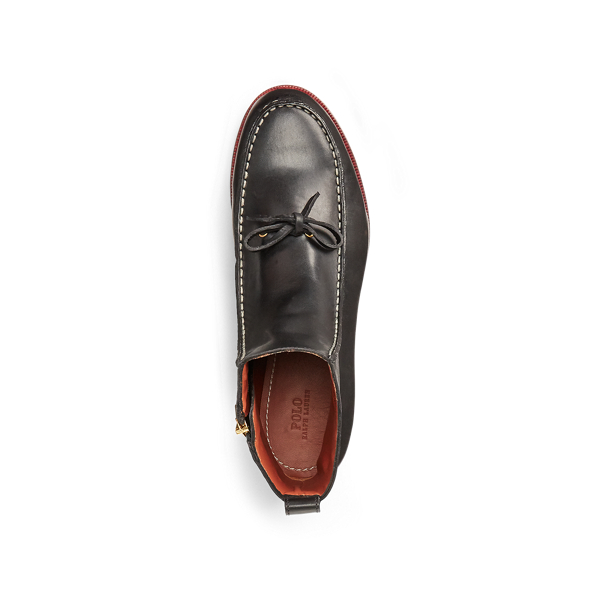 Black Delaney Leather Boot Polo Ralph Lauren 4