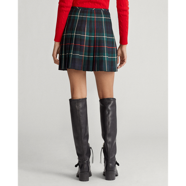 Strlng Tart Tartan Wool Miniskirt Polo Ralph Lauren 4