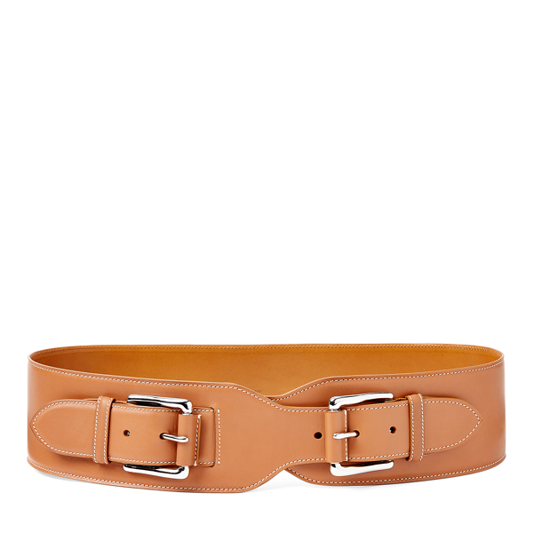 Korsettg&uuml;rtel aus Leder Ralph Lauren Collection in 1