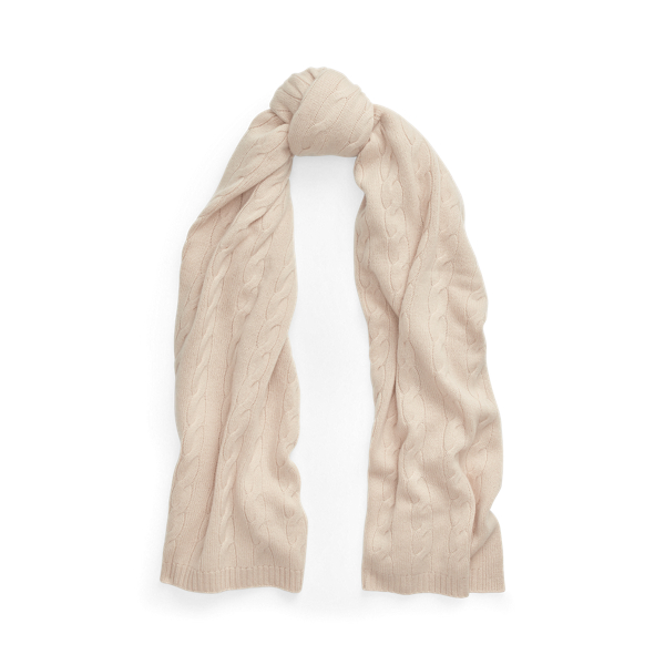 Cable-Knit Cashmere Scarf