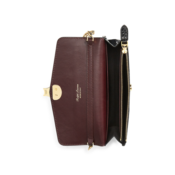 Cartera con cadena Ricky Ayers Ralph Lauren Collection en Negro 4