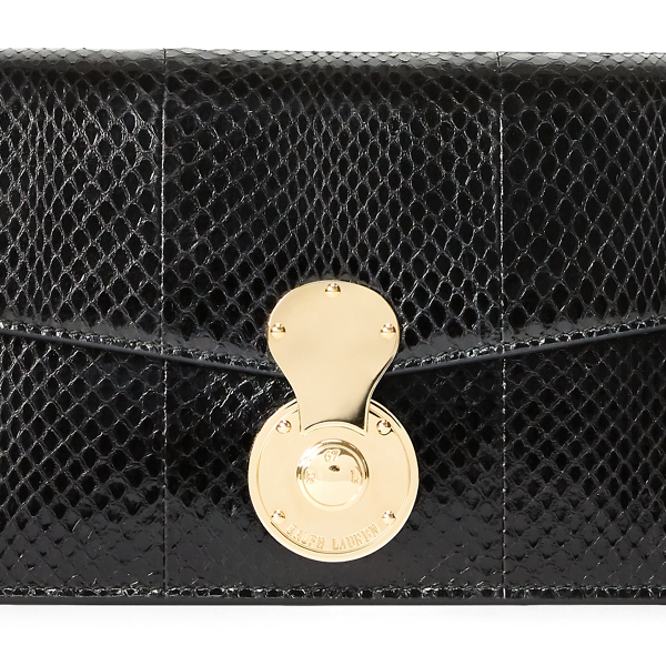 Cartera con cadena Ricky Ayers Ralph Lauren Collection en Negro 5