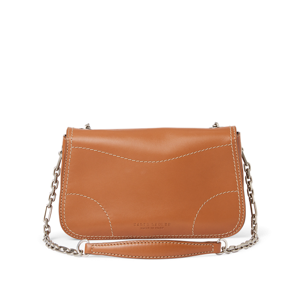 Gold Calfskin Chain Bag Ralph Lauren Collection 3