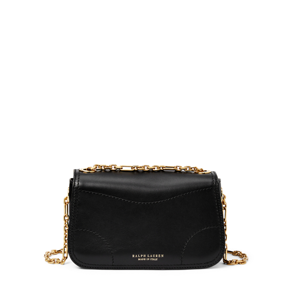 Black Calfskin Chain Bag Ralph Lauren Collection 3