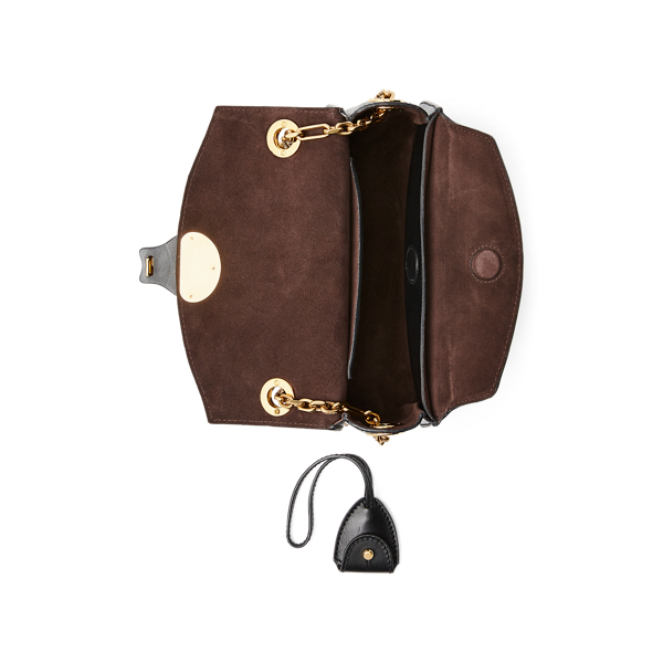 Black Calfskin Chain Bag Ralph Lauren Collection 4