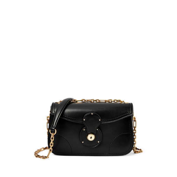 Black Calfskin Chain Bag Ralph Lauren Collection 1