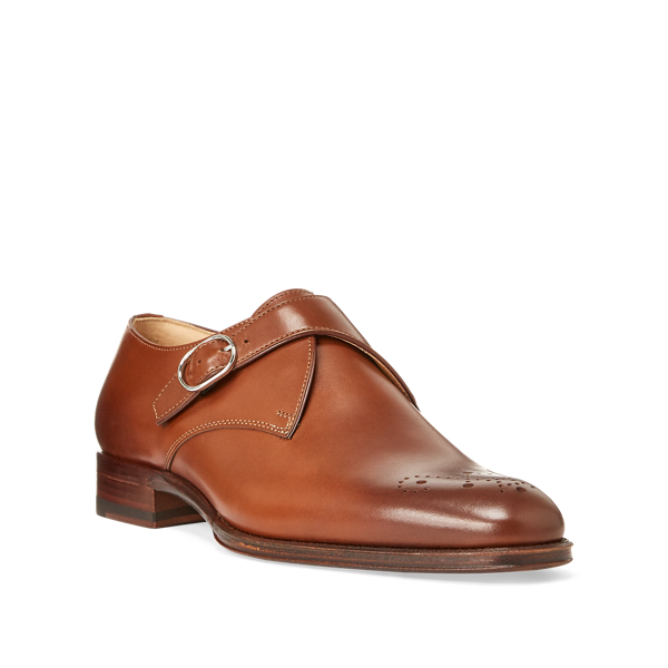 Brown Shaye Burnished Calfskin Shoe Ralph Lauren Collection 3