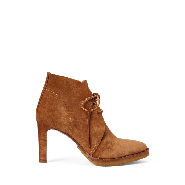 Renelle Calf-Suede Bootie Ralph Lauren Collection in 1