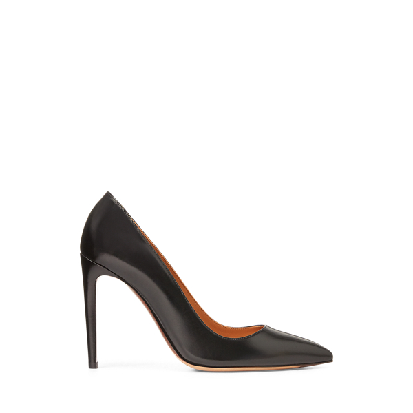 Ralph lauren black heels on sale