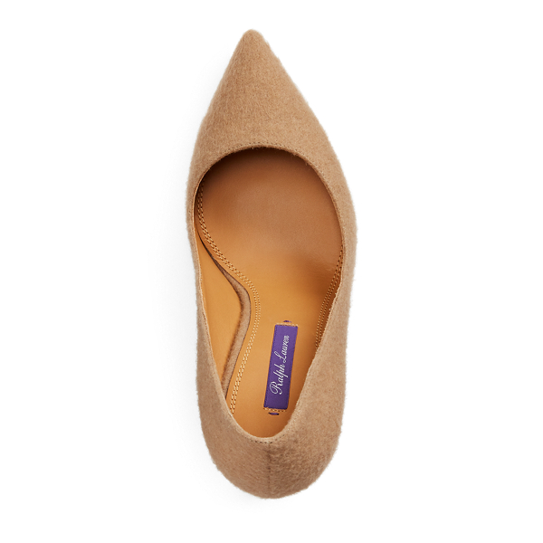 Camel Celia Camel-Hair Pump Ralph Lauren Collection 4