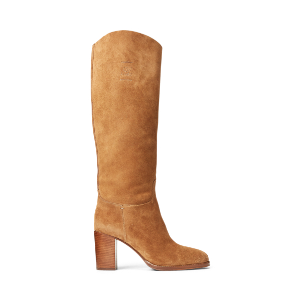 Allana Calf-Suede Boot Ralph Lauren Collection 1
