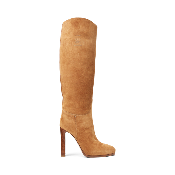 Remmy Calf-Suede Boot Ralph Lauren Collection em 1