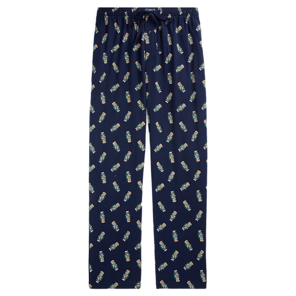 Navy Polo Bear Cotton Pajama Pant Polo Ralph Lauren 1