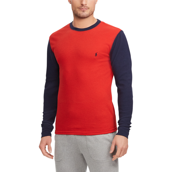 Color-Blocked Thermal Shirt