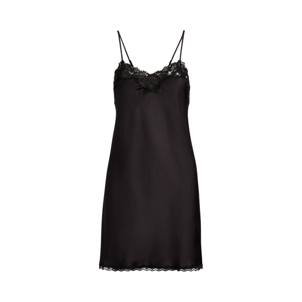 Satin Lace Chemise Lauren 1