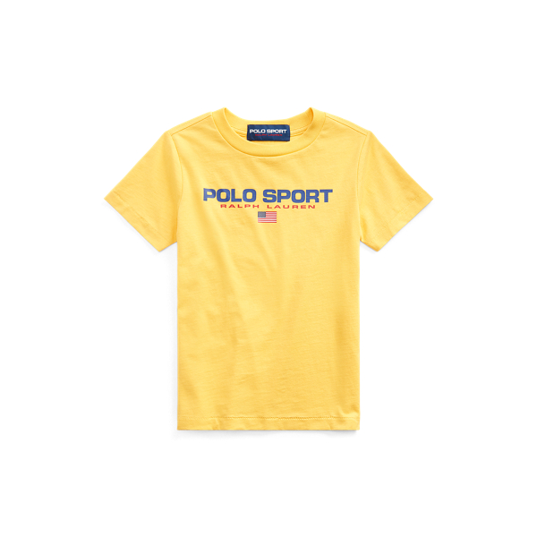T-shirt Polo Sport jersey de coton Boys 1.5-6 Years en 1