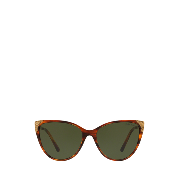 Hand-Tooled Cat-Eye Sunglasses Ralph Lauren Collection 1
