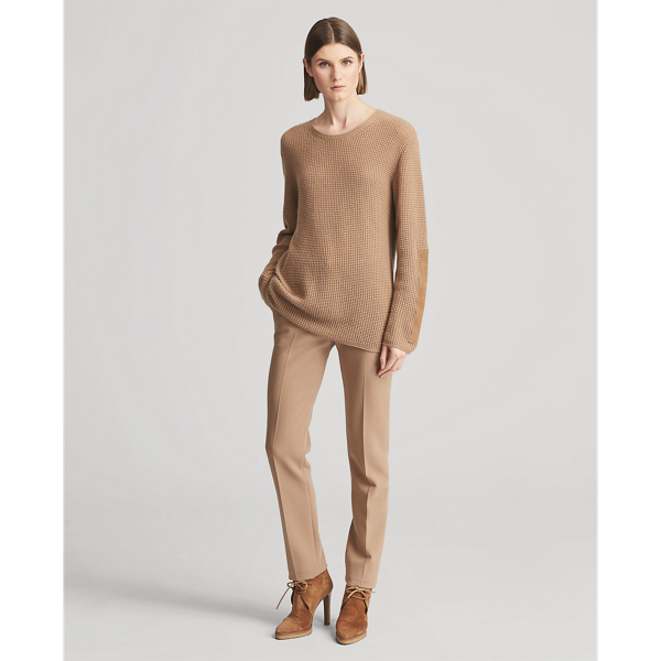 Camel Suede-Cashmere Jumper Ralph Lauren Collection 3
