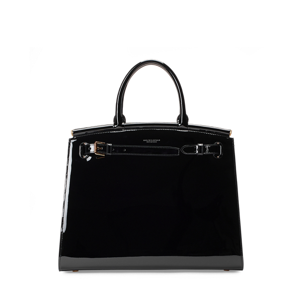 RL50 Patent Large Bag Ralph Lauren Collection 1