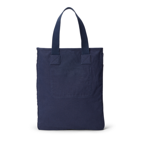 Navy Canvas Polo Sport Tote Polo Ralph Lauren 4
