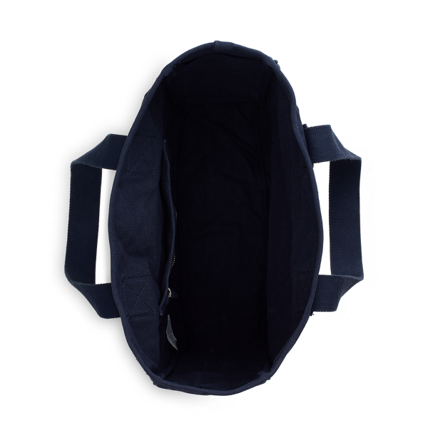 Navy Canvas Polo Sport Tote Polo Ralph Lauren 5