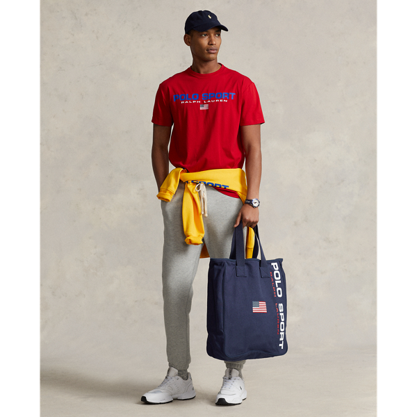 Navy Canvas Polo Sport Tote Polo Ralph Lauren 8