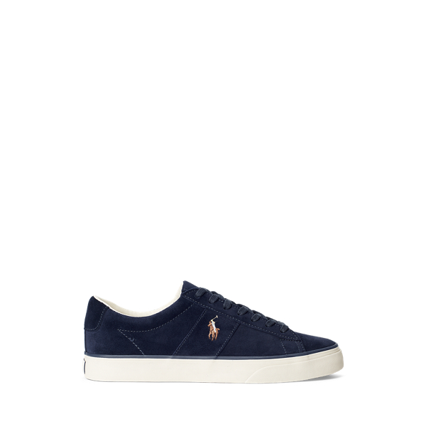 Polo ralph lauren sayer leather trainers hotsell