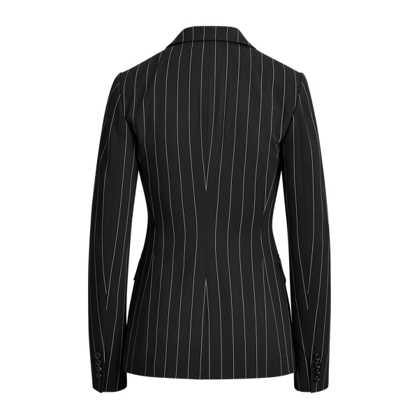 Black Camden Rope-Stripe Wool Jacket Ralph Lauren Collection 2
