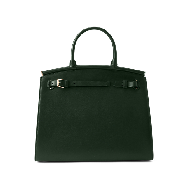 Green RL50 Calfskin Large Bag Ralph Lauren Collection 4