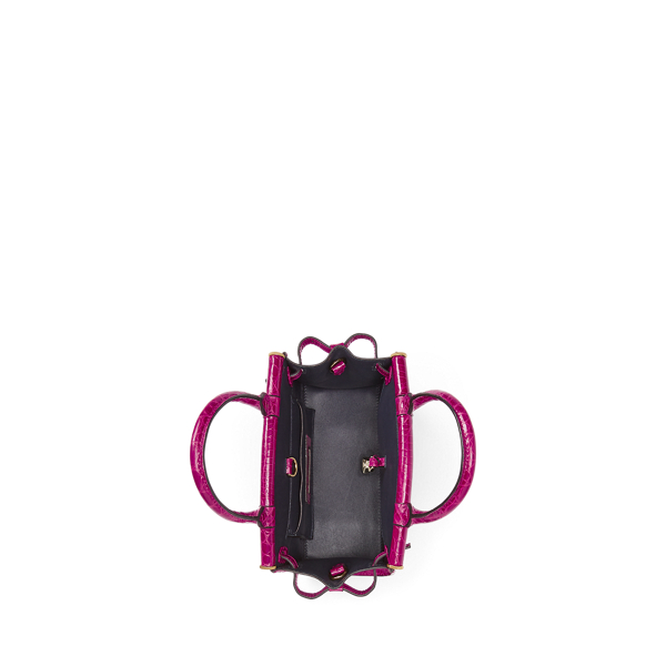 Magenta Alligator Mini RL50 Handbag Ralph Lauren Collection 4