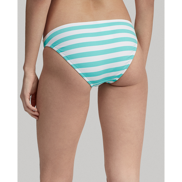 Green Striped Hipster Bikini Bottom Polo Ralph Lauren 4