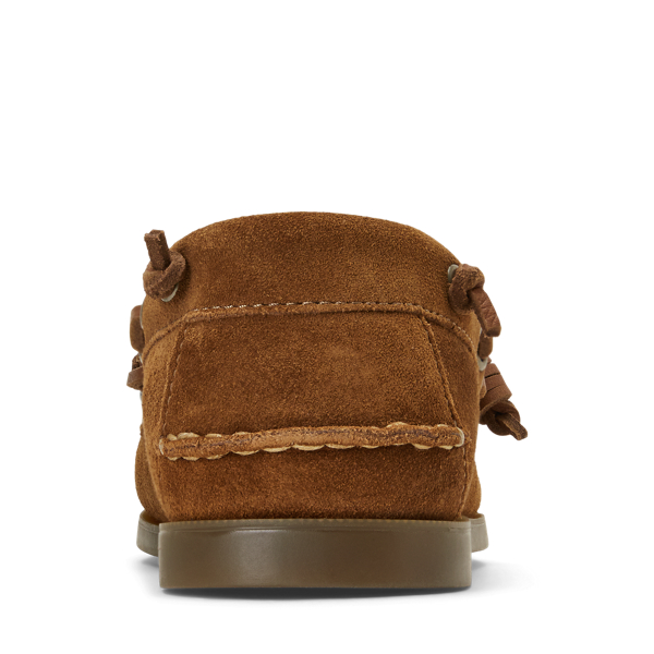 Polo Ralph Lauren 머톤 스웨이드 보트 슈즈 뉴 페일 러셋 5