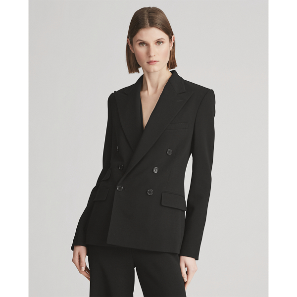 Black Elias Double-Faced Wool Jacket Ralph Lauren Collection 3