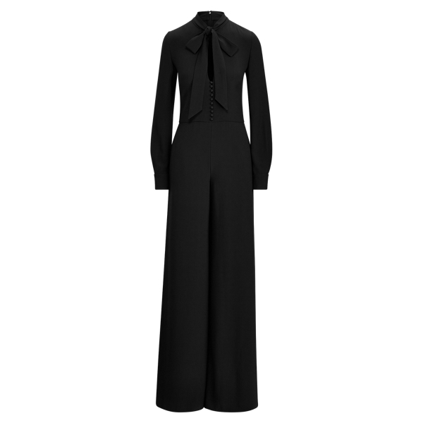 Nigel Crepe Cady Bow Jumpsuit Ralph Lauren Collection em 1