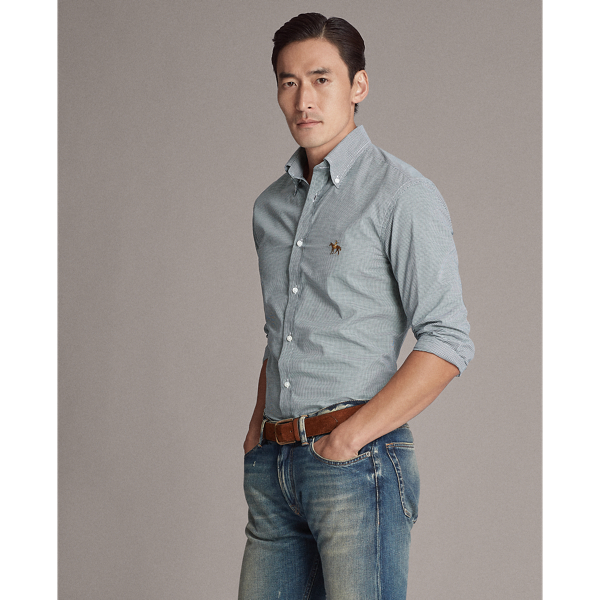 Forest And White Checked Shirt Purple Label 4