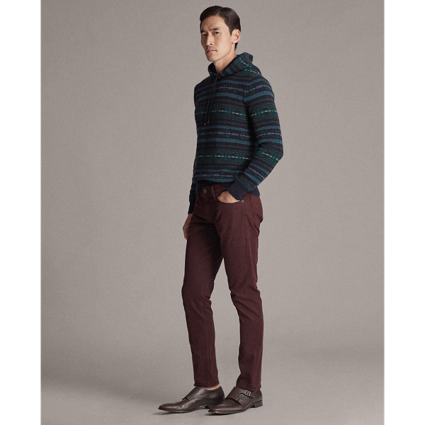 Burgundy Slim Fit Stretch Jean Purple Label 5