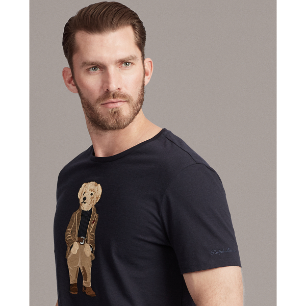 Classic Chairman Navy Polo Bear Jersey T-Shirt Purple Label 6
